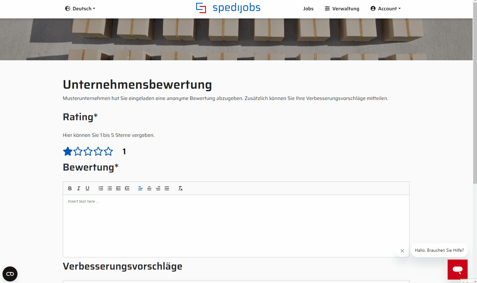 Mitarbeiter gibt Bewertung ab.gif